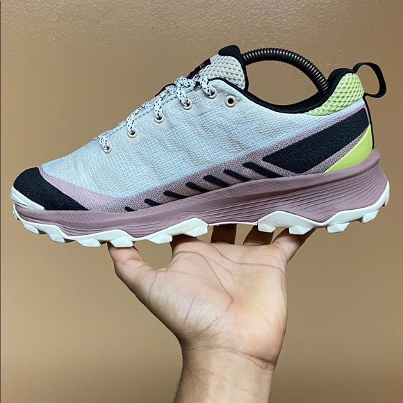 Merrell Speed Eco Low Women’s Trail Running Sneakers “Oyster Burlwood” Size 9.5 - Picture 5 of 16